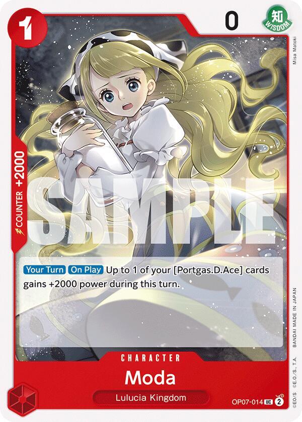 Moda OP07-014 Uncommon 500 Years in the Future One Piece Near Mint