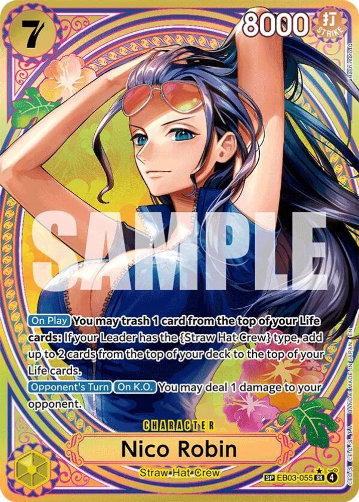 Nico Robin (055) (SP) EB03-055 Extra Booster: One Piece Heroines Edition One Piece Foil NM