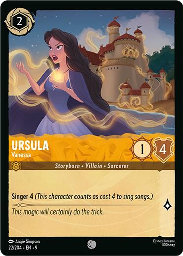 Ursula - Vanessa 22/204 Common Fabled Lorcana Near Mint