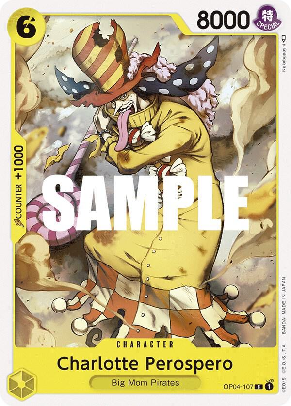 Charlotte Perospero OP04-107 Common Kingdoms of Intrigue One Piece Near Mint