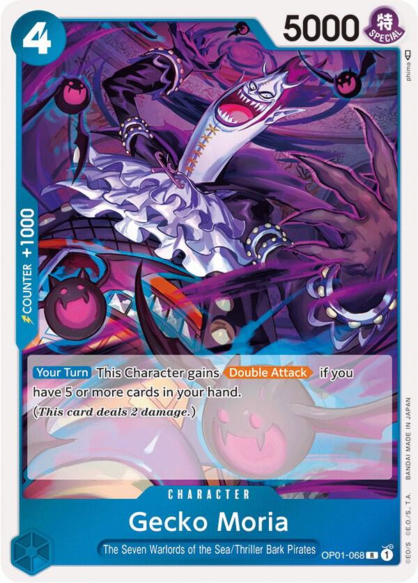 Gecko Moria OP01-068 Rare Romance Dawn One Piece Near Mint