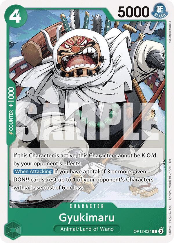 Gyukimaru OP12-024 Common Legacy of the Master One Piece Near Mint