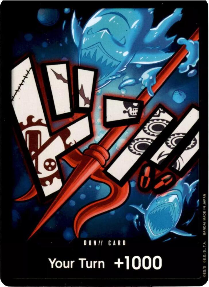 DON!! Card (Hody Jones) DON!! Premium Booster -The Best- One Piece Near Mint
