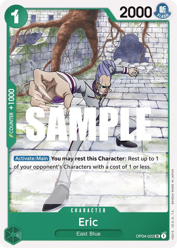 Eric OP04-022 Uncommon Kingdoms of Intrigue One Piece Near Mint