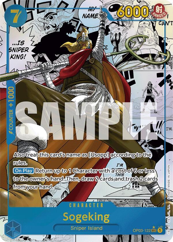 Sogeking (Manga) OP03-122 Premium Booster -The Best- One Piece Foil NM