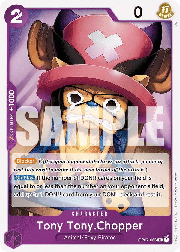 Tony Tony.Chopper (066) OP07-066 Rare 500 Years in the Future One Piece Foil NM