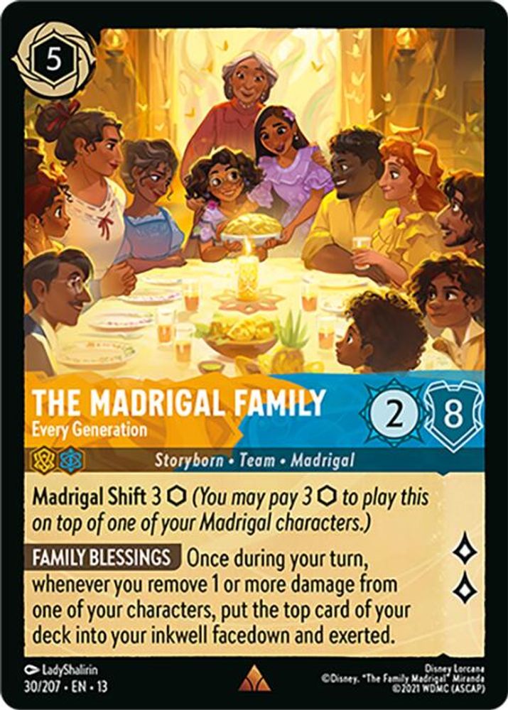 The Madrigal Family - Every Generation 30/204 Attack of the Vine! Lorcana NM