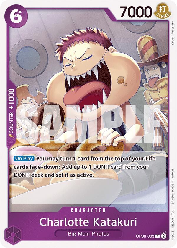Charlotte Katakuri (063) OP08-063 Rare Two Legends One Piece Foil Near Mint