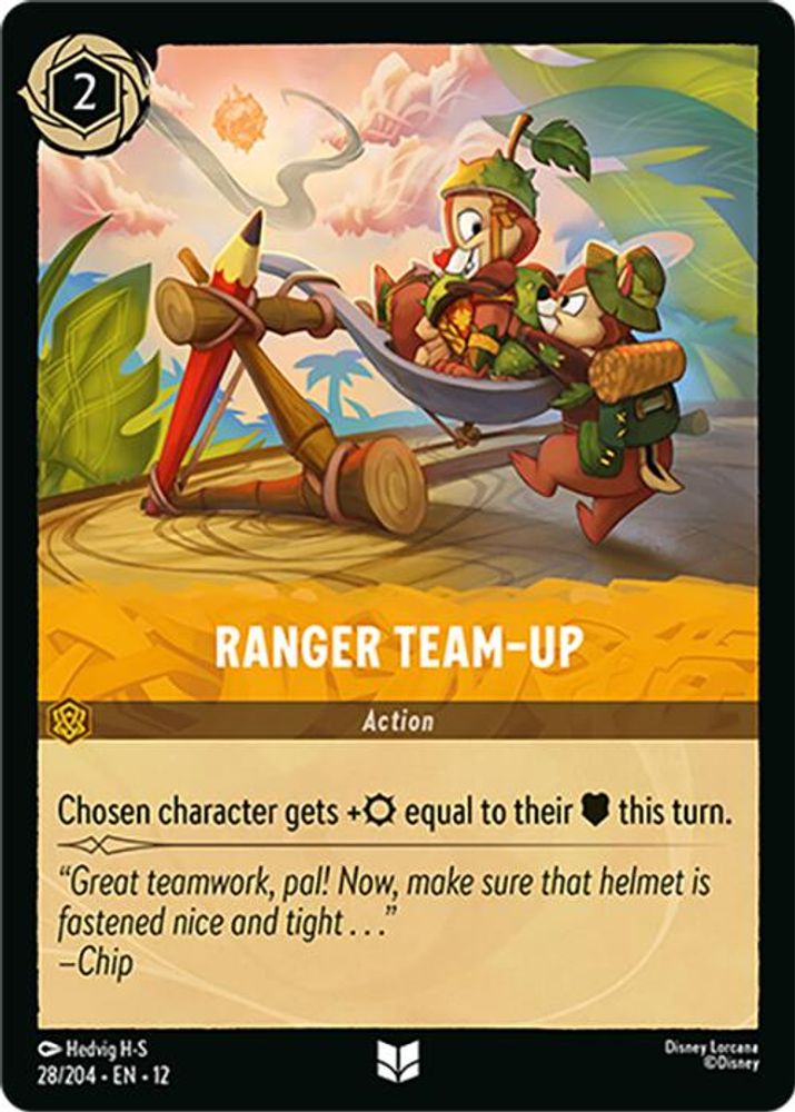 Ranger Team-Up 28/204 Uncommon Wilds Unknown Lorcana Near Mint