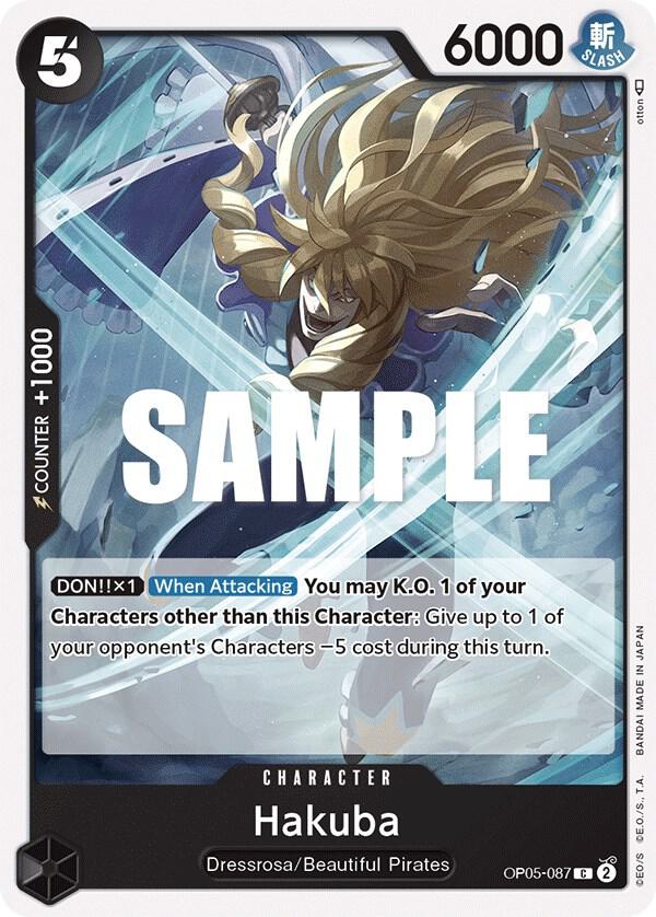 Hakuba OP05-087 Common Awakening of the New Era One Piece Near Mint