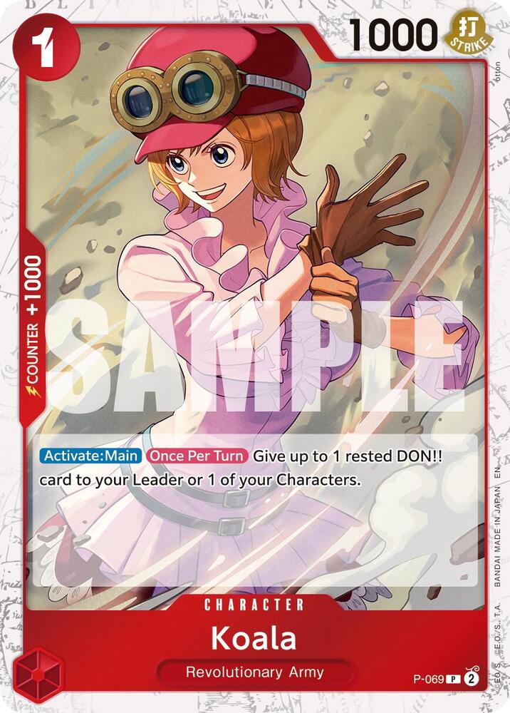 Koala (Pirate Foil) P-069 Promo Premium Booster -The Best- Vol. 2 One Piece NM
