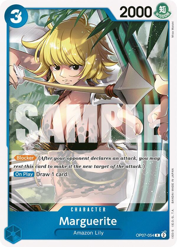 Marguerite OP07-054 Rare 500 Years in the Future One Piece Foil Near Mint