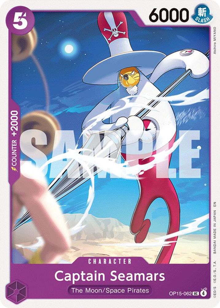 Captain Seamars OP15-062 Uncommon Adventure on Kami's Island One Piece Near Mint