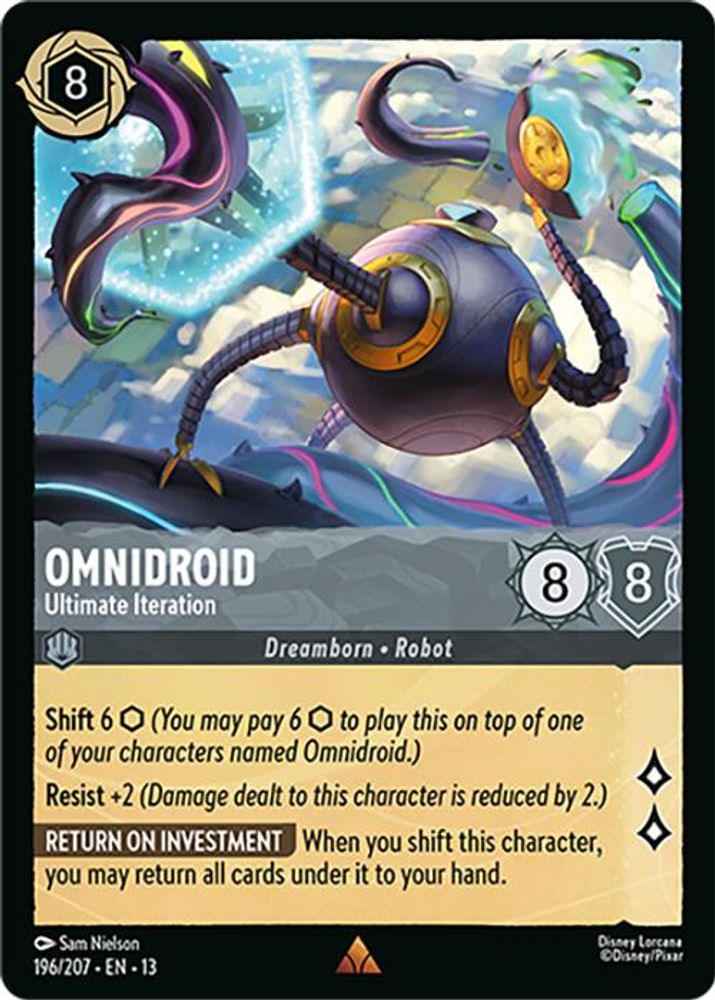 Omnidroid - Ultimate Iteration 196/204 Rare Attack of the Vine! Lorcana NM