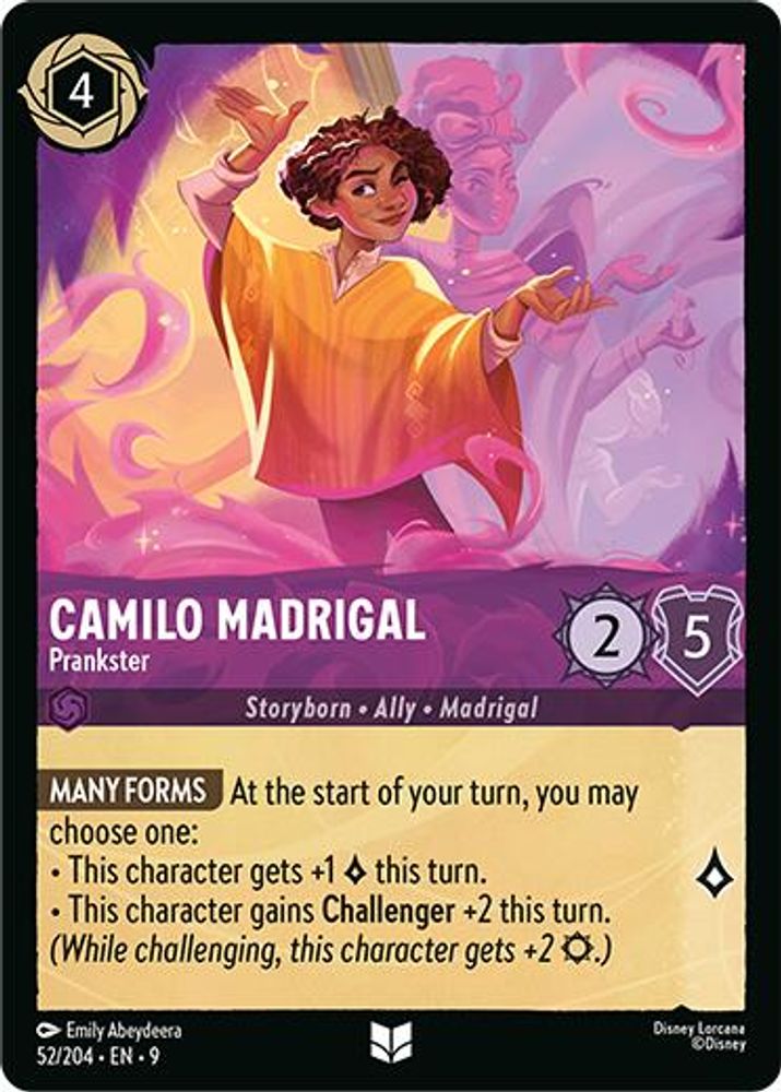 Camilo Madrigal - Prankster 52/204 Uncommon Fabled Lorcana Near Mint