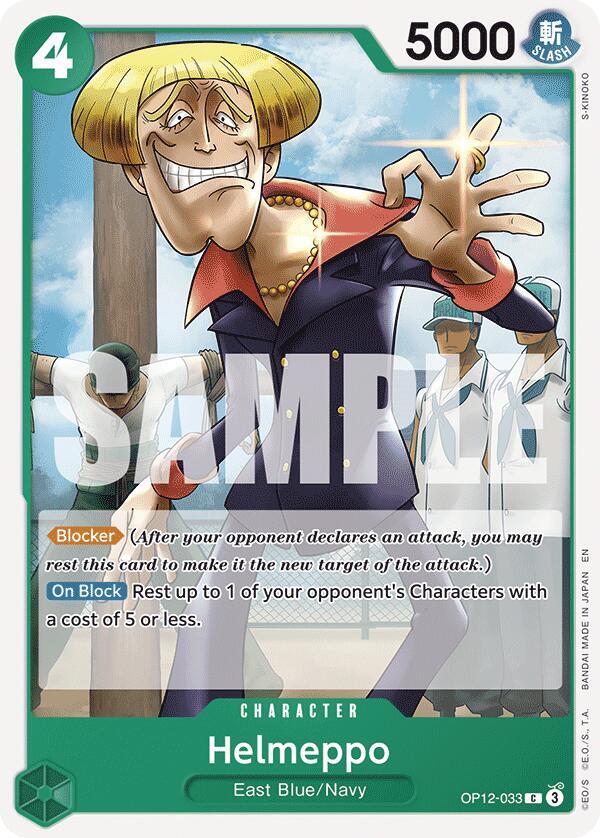 Helmeppo OP12-033 Common Legacy of the Master One Piece Near Mint