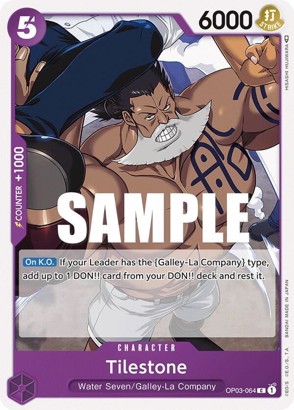 Tilestone OP03-064 Common Pillars of Strength One Piece Near Mint