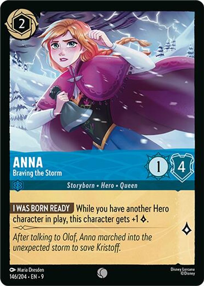 Anna - Braving the Storm 146/204 Common Fabled Lorcana Near Mint