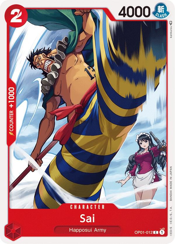 Sai OP01-012 Common Romance Dawn One Piece Near Mint