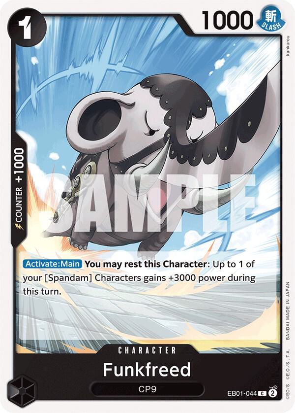 Funkfreed EB01-044 Common Extra Booster: Memorial Collection One Piece Near Mint