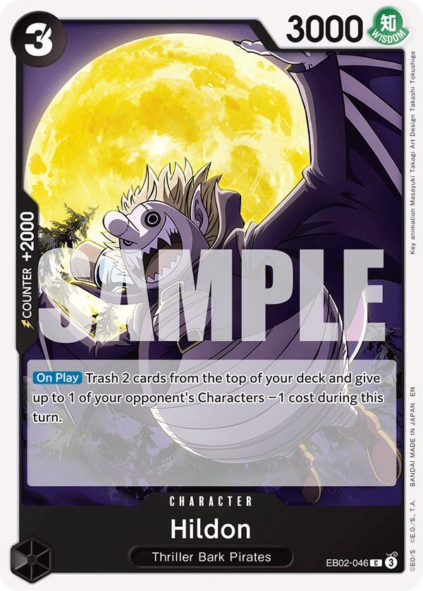 Hildon EB02-046 Common Extra Booster: Anime 25th Collection One Piece Near Mint