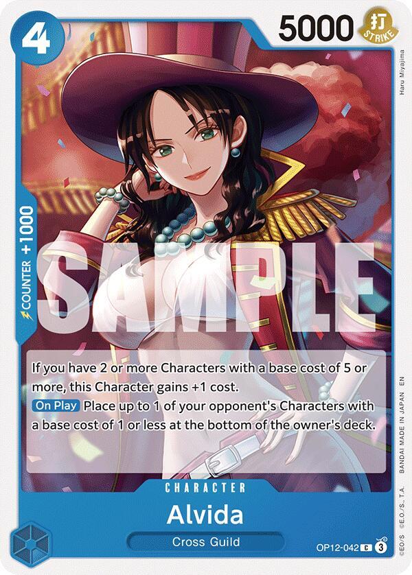 Alvida OP12-042 Common Legacy of the Master One Piece Near Mint