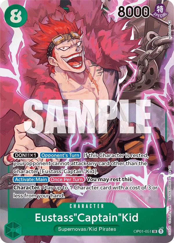 Eustass"Captain"Kid (Parallel) OP01-051 Romance Dawn One Piece Foil NM