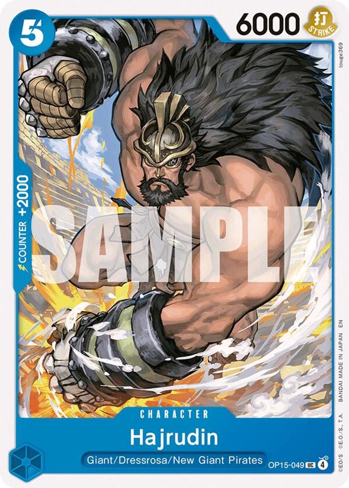 Hajrudin OP15-049 Uncommon Adventure on Kami's Island One Piece Near Mint