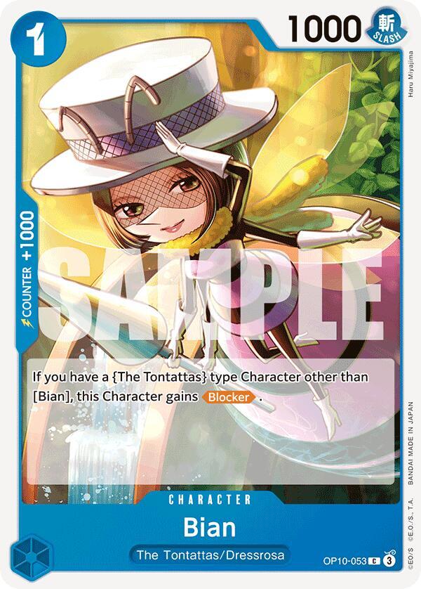 Bian OP10-053 Common Royal Blood One Piece Near Mint