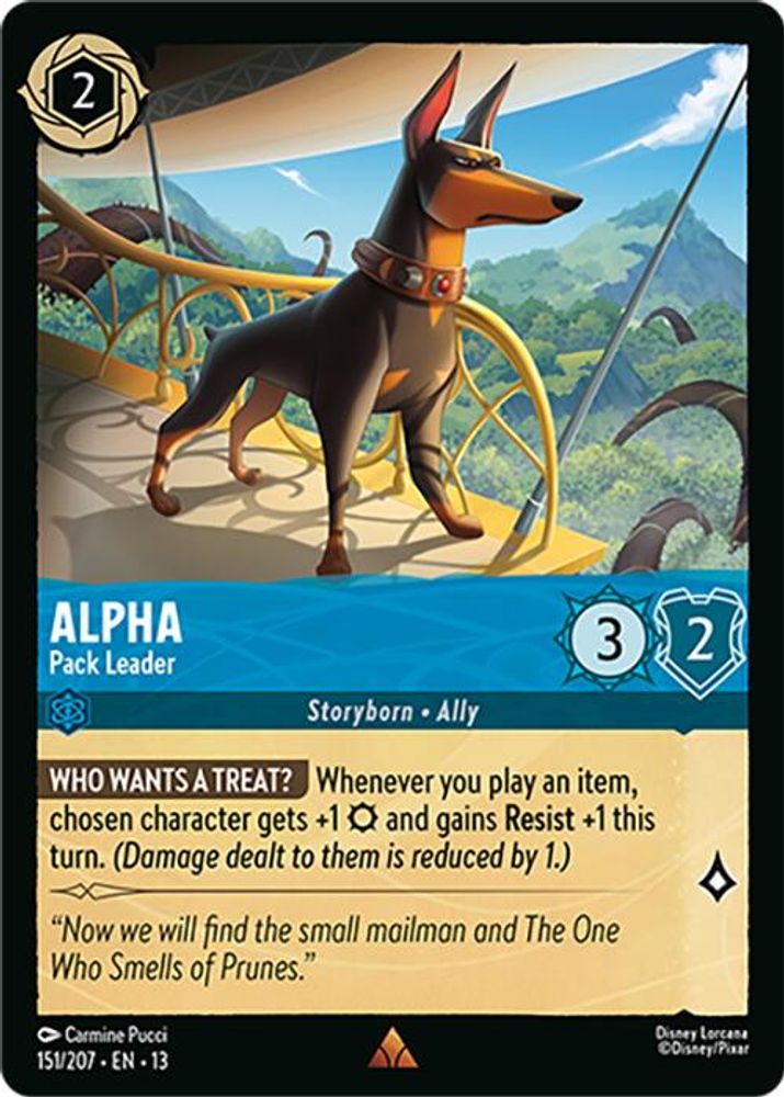 Alpha - Pack Leader 151/204 Rare Attack of the Vine! Lorcana Near Mint