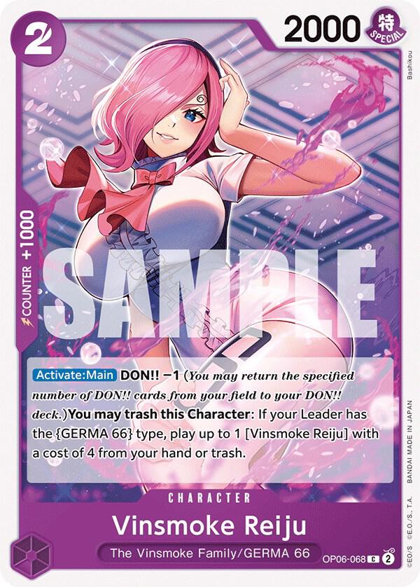 Vinsmoke Reiju (068) OP06-068 Common Wings of the Captain One Piece Near Mint