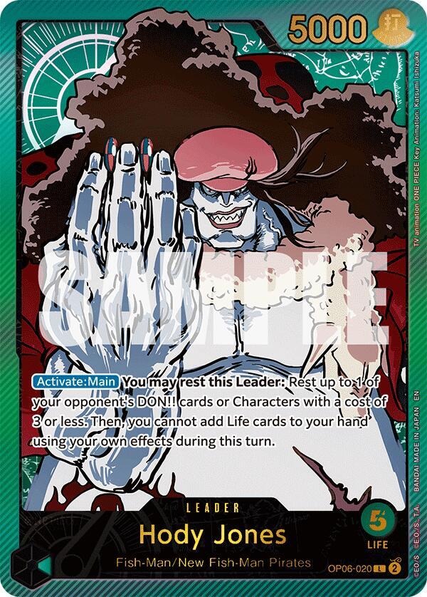 Hody Jones (SP) OP06-020 Extra Booster: Anime 25th Collection One Piece Foil NM