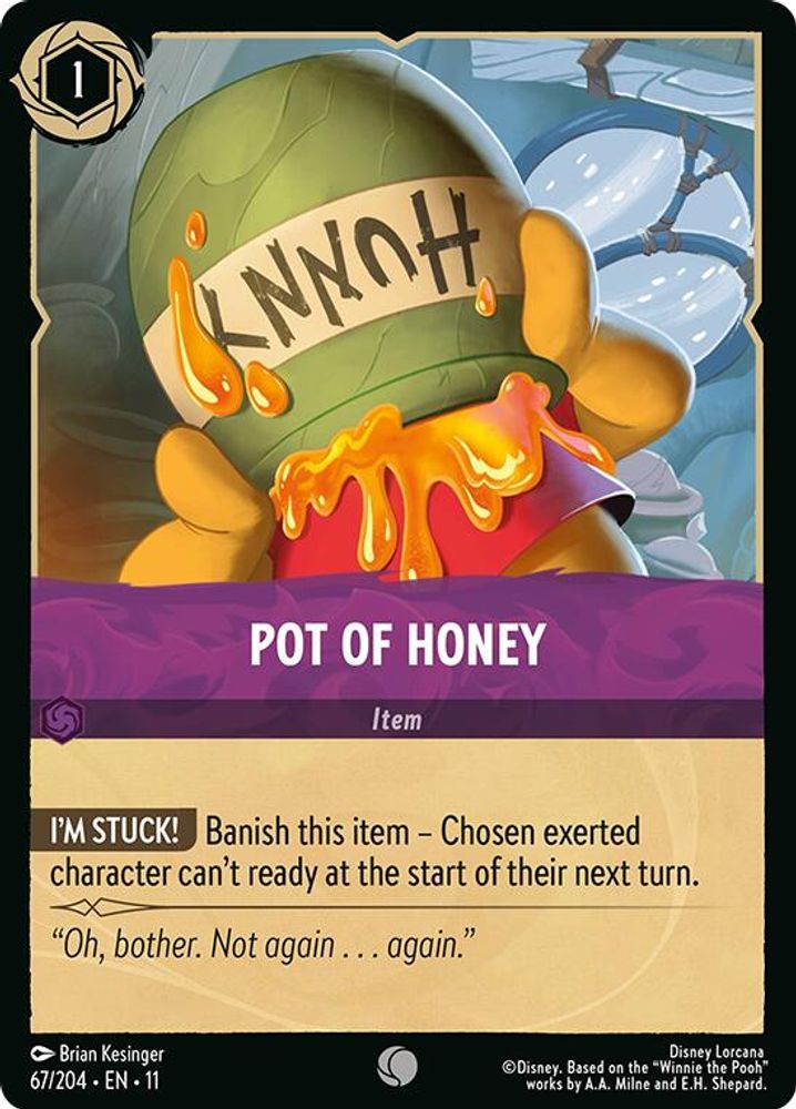 Pot of Honey 67/204 Common Winterspell Lorcana Near Mint