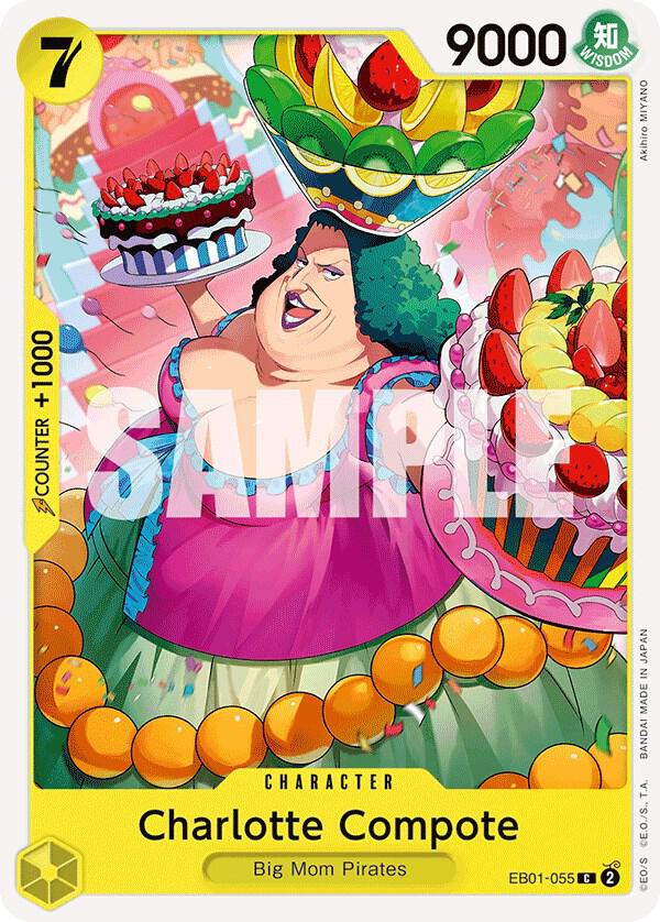 Charlotte Compote EB01-055 Extra Booster: Memorial Collection One Piece NM