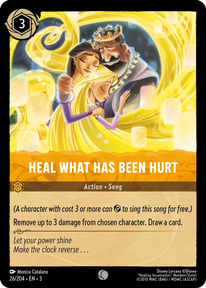 Heal What Has Been Hurt 26/204 Common Into the Inklands Lorcana Near Mint
