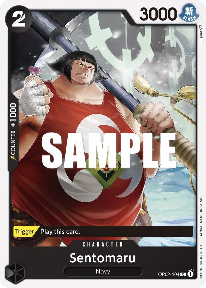 Sentomaru OP02-104 Common Paramount War One Piece Near Mint