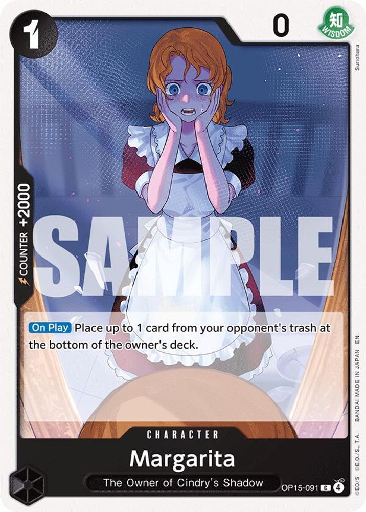 Margarita OP15-091 Common Adventure on Kami's Island One Piece Near Mint