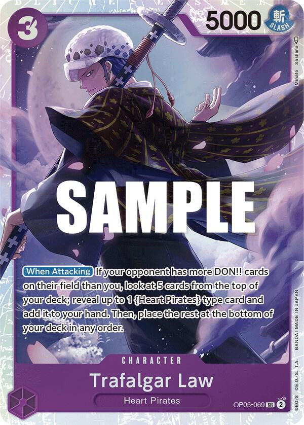 Trafalgar Law (069) OP05-069 Awakening of the New Era One Piece Foil NM