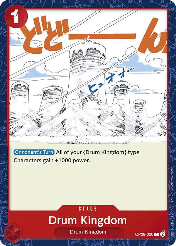 Drum Kingdom OP08-020 Common Two Legends One Piece Near Mint