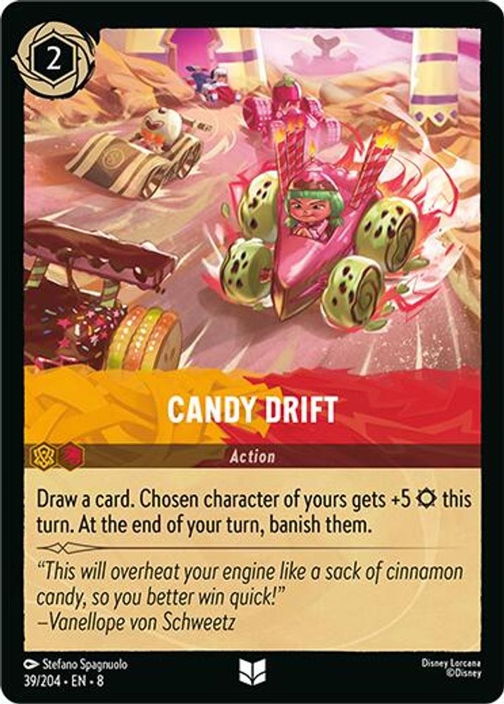 Candy Drift 39/204 Uncommon Reign of Jafar Lorcana Near Mint