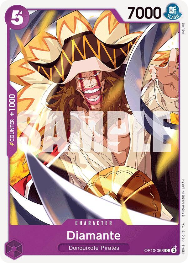 Diamante OP10-068 Common Royal Blood One Piece Near Mint