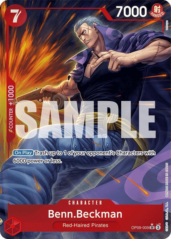 Benn.Beckman (Parallel) OP09-009 Emperors in the New World One Piece Foil NM