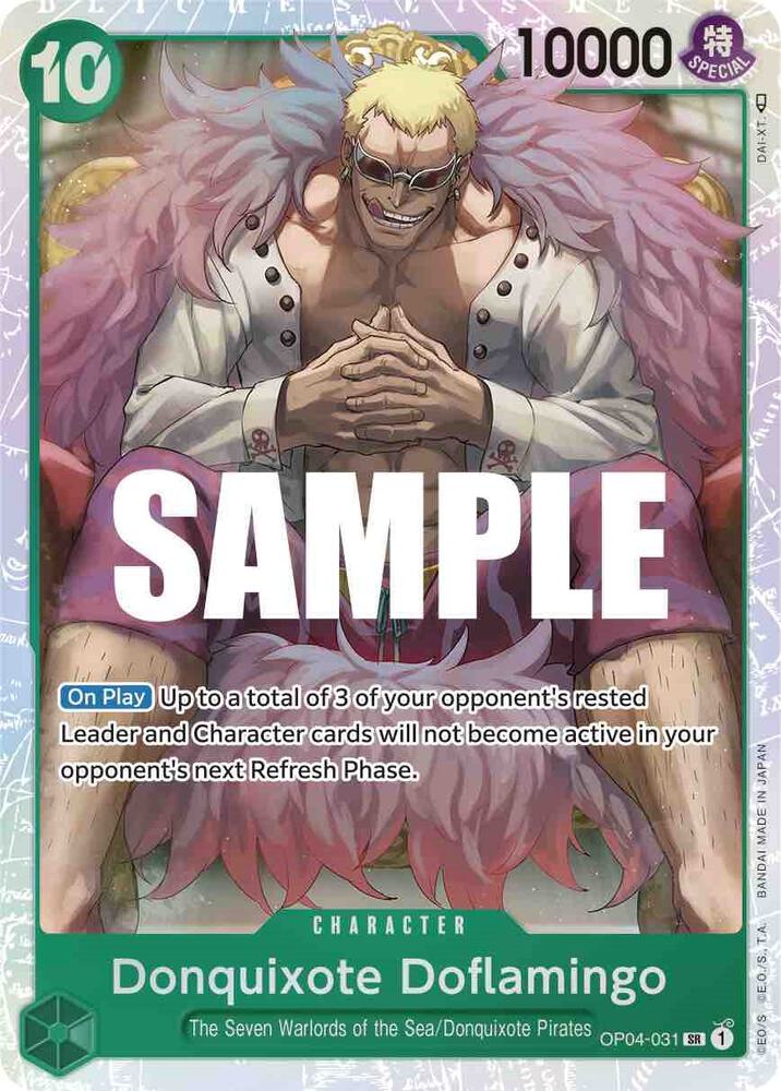 Donquixote Doflamingo (031) OP04-031 Kingdoms of Intrigue One Piece Foil NM