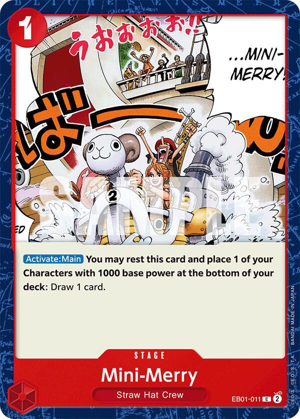 Mini-Merry EB01-011 Common Extra Booster: Memorial Collection One Piece NM
