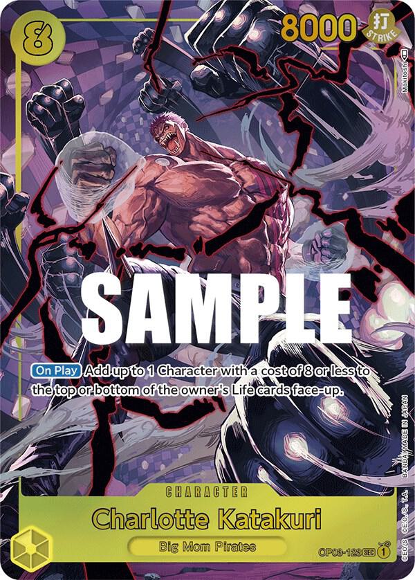 Charlotte Katakuri (123) (Alternate Art) OP03-123 Pillars of Strength One Piece Foil NM
