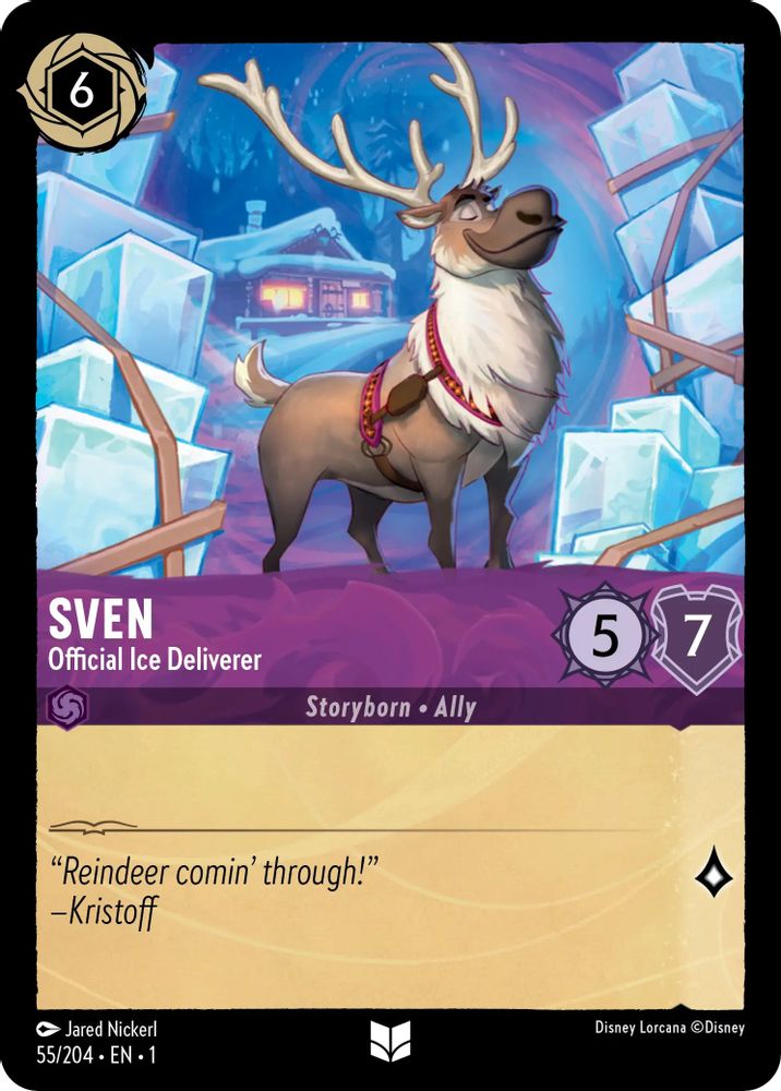 Sven - Official Ice Deliverer 55/204 Uncommon The First Chapter Lorcana NM