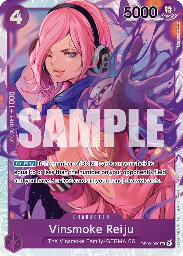 Vinsmoke Reiju (069) OP06-069 Super Rare Wings of the Captain One Piece Foil NM