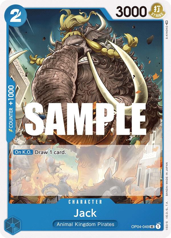Jack OP04-049 Uncommon Kingdoms of Intrigue One Piece Near Mint