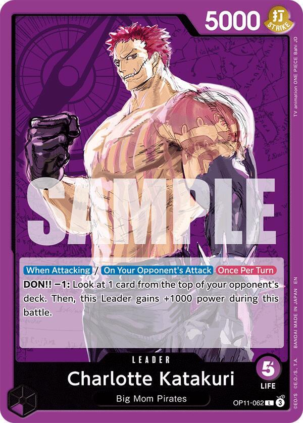 Charlotte Katakuri (062) OP11-062 Leader A Fist of Divine Speed One Piece NM