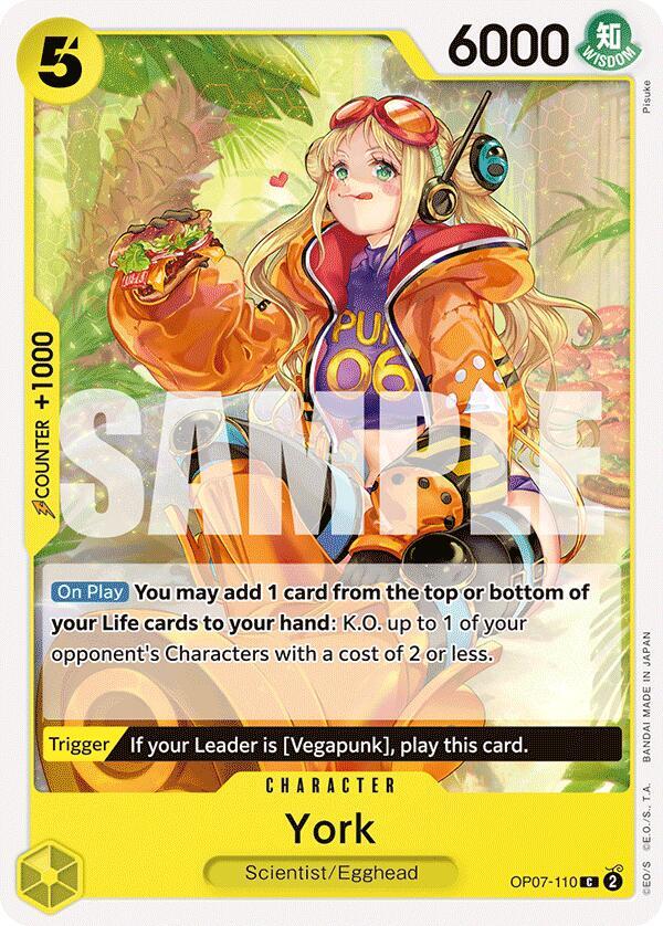 York OP07-110 Common 500 Years in the Future One Piece Near Mint